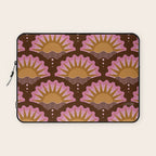 Sunset Seigaiha - Pink & Burgundy Laptop Sleeve Gallery Image 1