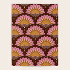 Sunset Seigaiha - Pink & Burgundy Poster Gallery Image 4