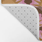 Sunset Seigaiha - Pink & Burgundy Bath Mat Gallery Image 2