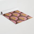 Sunset Seigaiha - Pink & Burgundy Yoga Mat Gallery Image 2