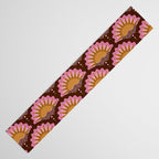 Sunset Seigaiha - Pink & Burgundy Table Runner Gallery Image 3