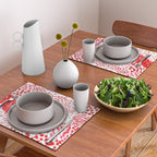 Watercolor Red Rhythm Placemat Gallery Image 2