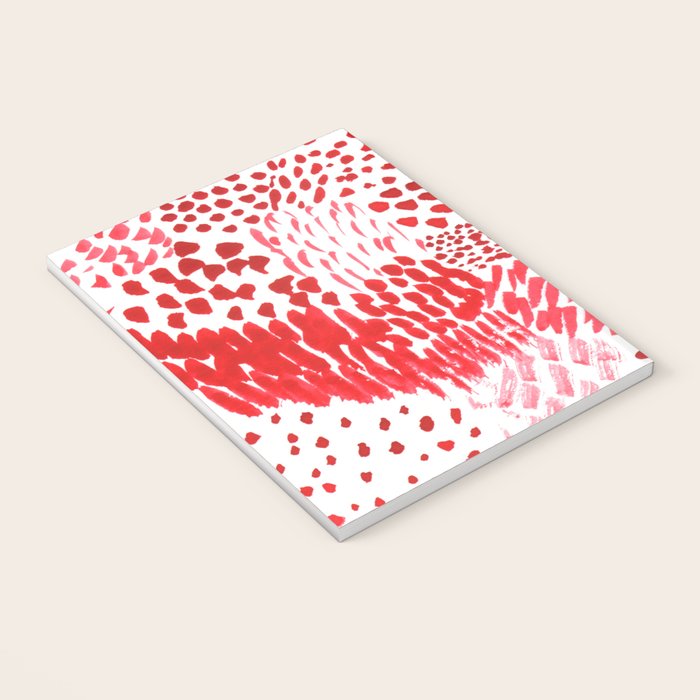 Watercolor Red Rhythm Notebook Gallery Image 3