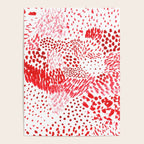 Watercolor Red Rhythm Poster Gallery Image 4
