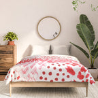 Watercolor Red Rhythm Comforter Gallery Image 3