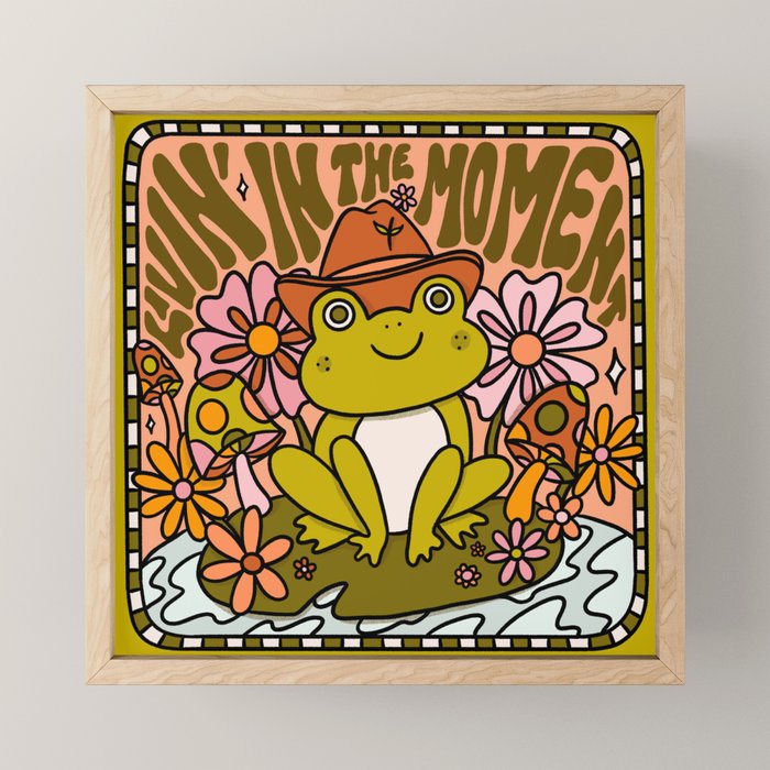 Livin' In The Moment Mini Art Print Gallery Image 1