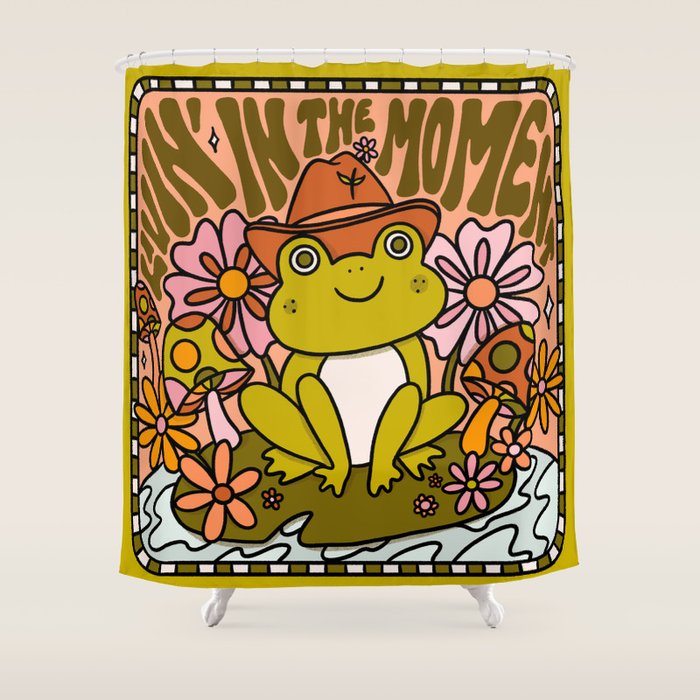 Livin' In The Moment Shower Curtain Gallery Image 1