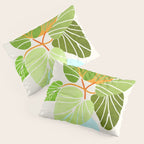 Tropical Symmetry II Abstract Sunset Landscape Pillow Sham Gallery Image 3