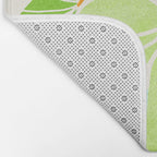 Tropical Symmetry II Abstract Sunset Landscape Bath Mat Gallery Image 2