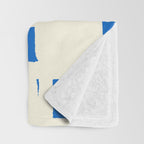 Pizza Club Retro Slice Illustration Throw Blanket Gallery Image 3
