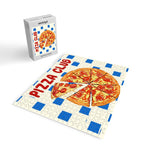 Pizza Club Retro Slice Illustration Jigsaw Puzzle Gallery Image 2