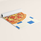 Pizza Club Retro Slice Illustration Yoga Mat Gallery Image 2