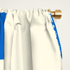 Pizza Club Retro Slice Illustration Window Curtain Gallery Image 2