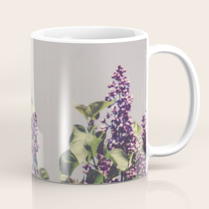 Wild Lilacs - spring floral nature photograph Coffee Mug Gallery Image 1