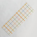 Simple Check - pastel Yoga Mat Gallery Image 1