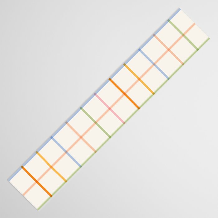 Simple Check - pastel Table Runner Gallery Image 3