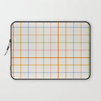 Simple Check - pastel Laptop Sleeve Gallery Image 1