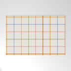 Simple Check - pastel Welcome Mat Gallery Image 1