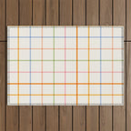 Simple Check - pastel Outdoor Rug Gallery Image 1