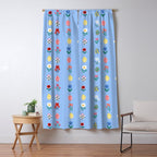 Spring Wild Flowers and Easter Eggs Window Curtain Gallery Image 5