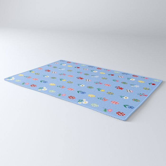 Spring Wild Flowers and Easter Eggs Rug Gallery Image 3