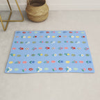 Spring Wild Flowers and Easter Eggs Rug Gallery Image 1