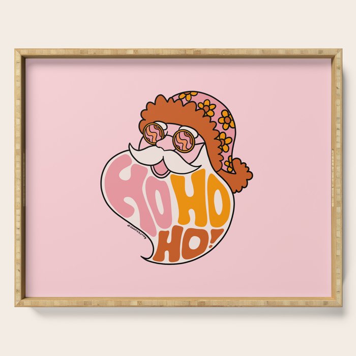 Hippie Ho Ho Ho Serving Tray Gallery Image 1