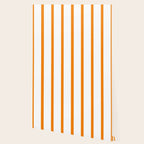 Vertical Orange Stripes Pattern Wallpaper Gallery Image 2