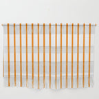 Vertical Orange Stripes Pattern Wall Hanging Gallery Image 1