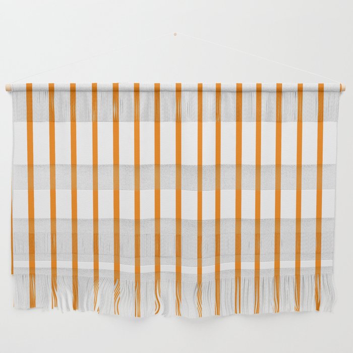 Vertical Orange Stripes Pattern Wall Hanging Gallery Image 1