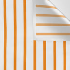Vertical Orange Stripes Pattern Wall Tapestry Gallery Image 3