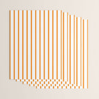 Vertical Orange Stripes Pattern Wrapping Paper Gallery Image 3