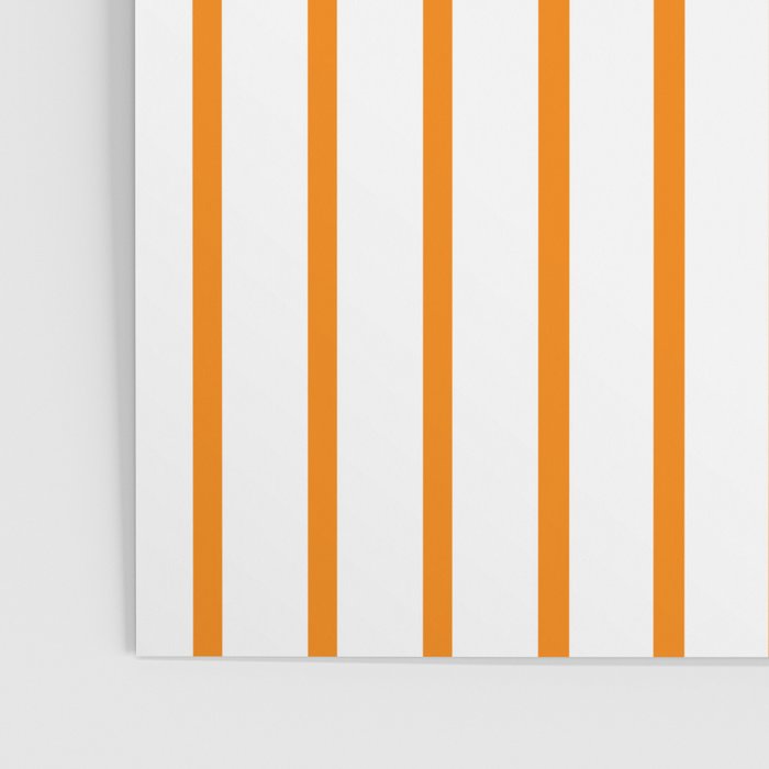 Vertical Orange Stripes Pattern Poster Gallery Image 3