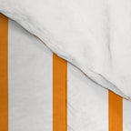 Vertical Orange Stripes Pattern Comforter Gallery Image 4