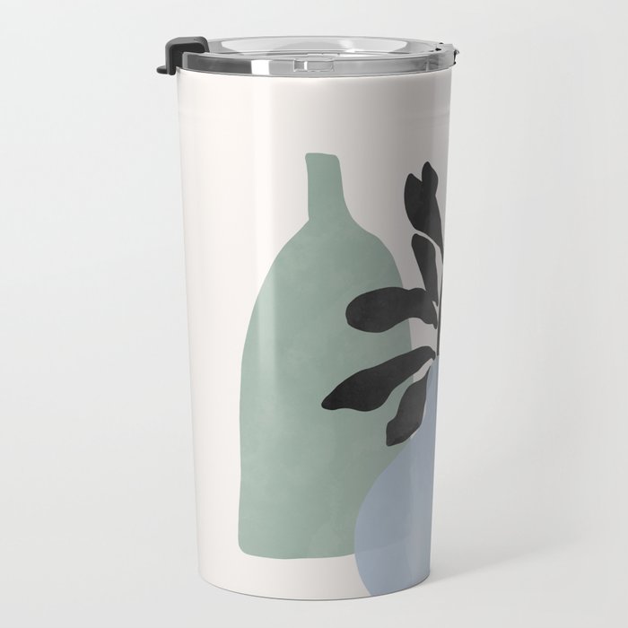 Sea glass vases Travel Mug Gallery Image 3