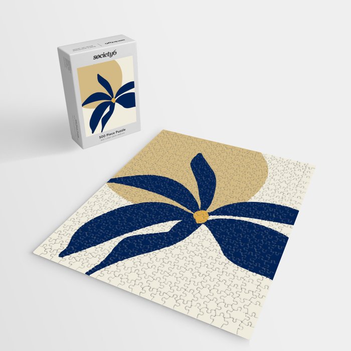 The Flower And The Sun, Floral Prints Jigsaw Puzzle Gallery Image 2