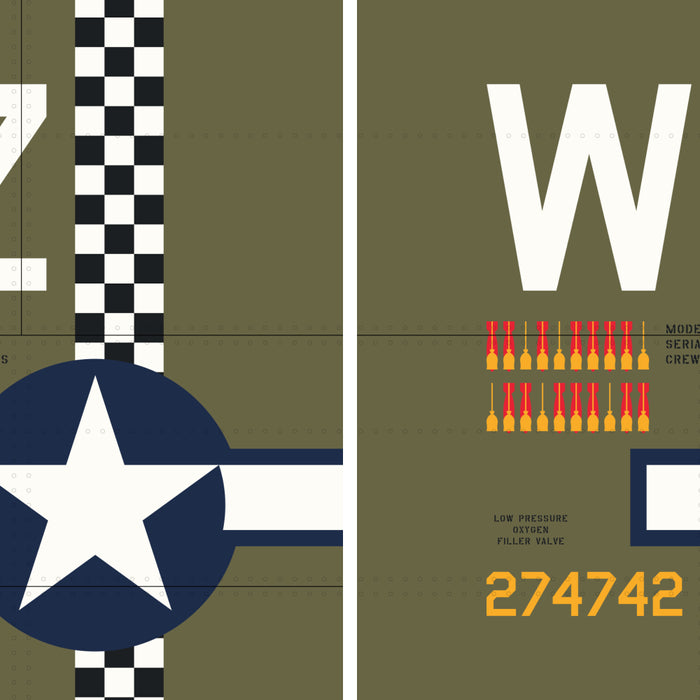 Aircraft Markings - USA P-47 Coffee Mug Gallery Image 2