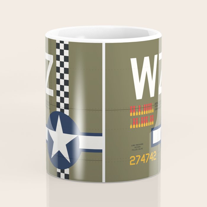 Aircraft Markings - USA P-47 Coffee Mug Gallery Image 4