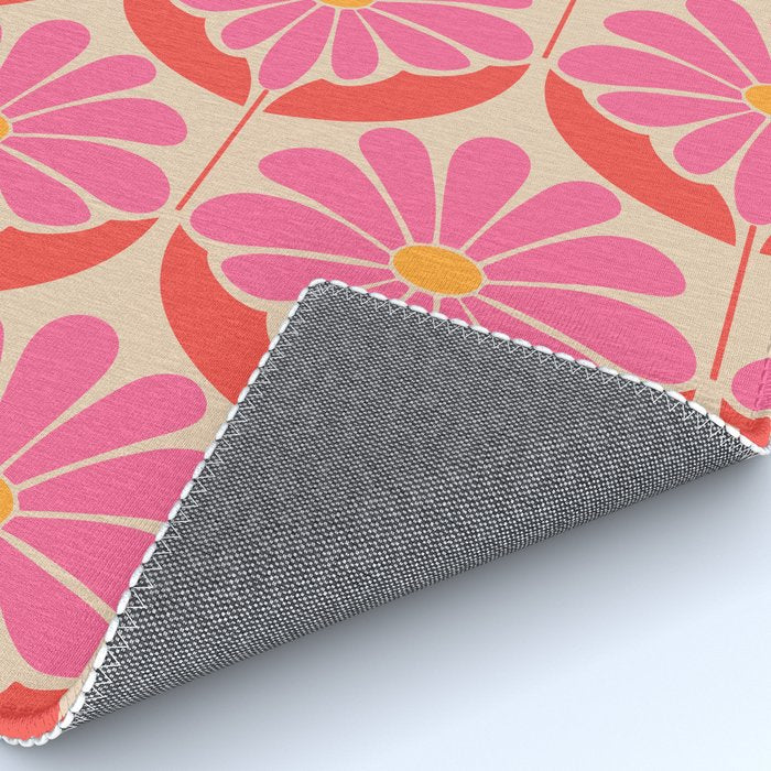 Flower Power - Pink and Red  Rug Gallery Image 4