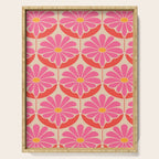 Flower Power - Pink and Red  Serving Tray Gallery Image 1