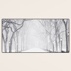 Snowy Park Desk Mat Gallery Image 3