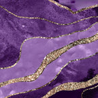 Purple Marble Agate Gold Glitter Glam #1 (Faux Glitter) #decor #art #society6 Coffee Mug Gallery Image 2