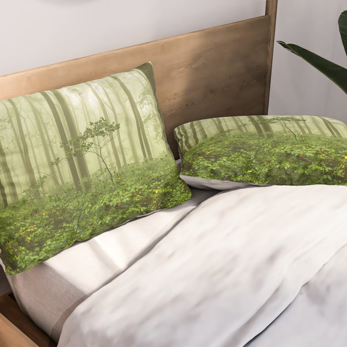Dreaming of Appalachia - Nature Photography Digital Landscape Pillow Sham Gallery Image 2