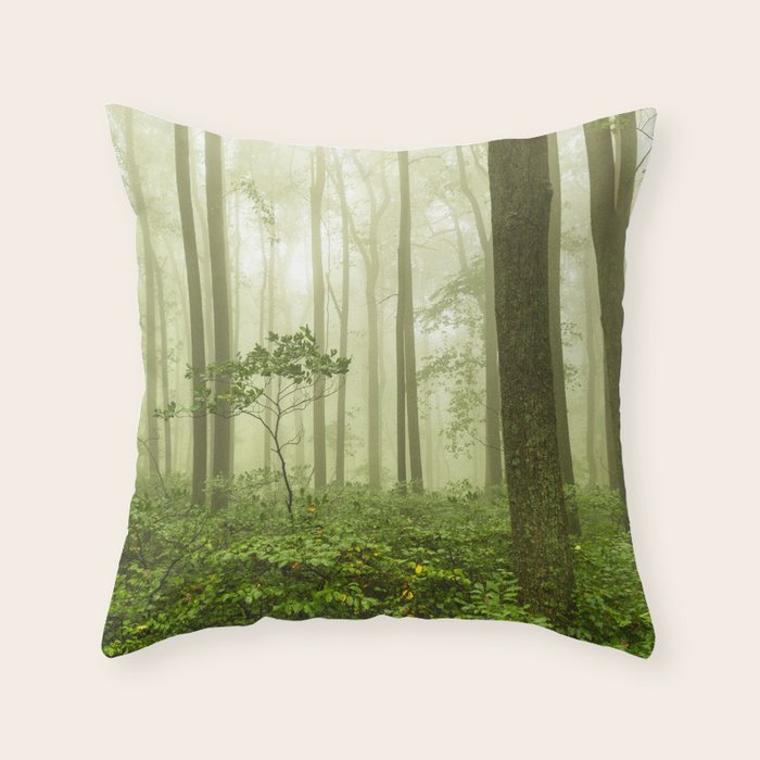 Dreaming of Appalachia - Nature Photography Digital Landscape Throw Pillow Gallery Image 6
