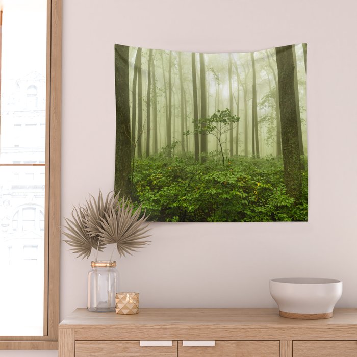 Dreaming of Appalachia - Nature Photography Digital Landscape Wall Tapestry Gallery Image 2