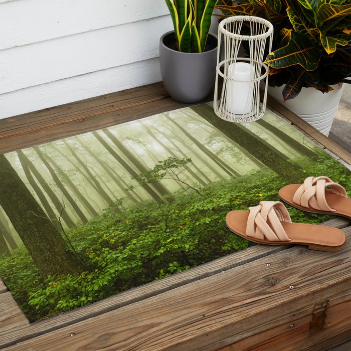 Dreaming of Appalachia - Nature Photography Digital Landscape Outdoor Rug Gallery Image 2