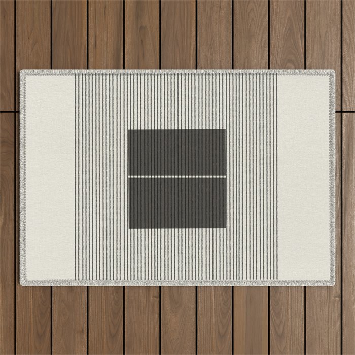 Minimalist Japandi Object No. 1 Outdoor Rug Gallery Image 1