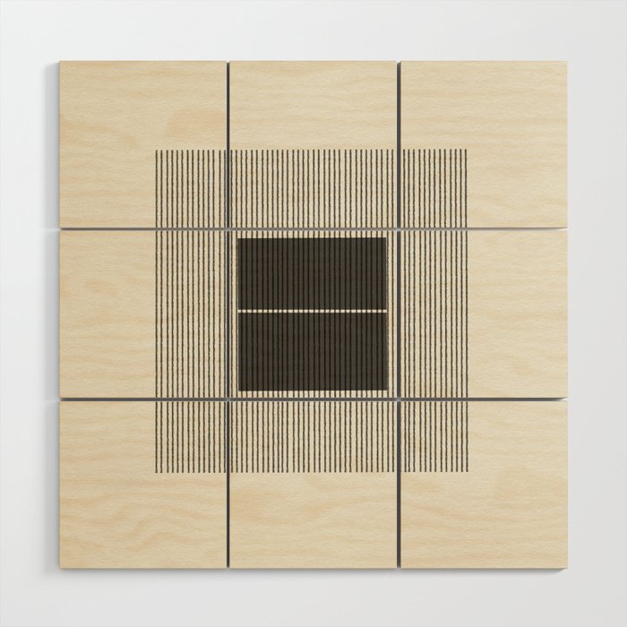 Minimalist Japandi Object No. 1 Wood Wall Art Gallery Image 1