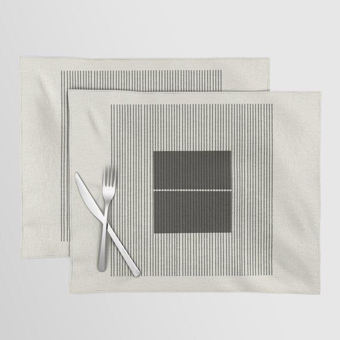 Minimalist Japandi Object No. 1 Placemat Gallery Image 1