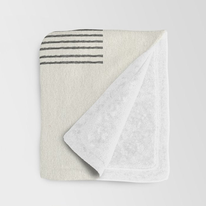 Minimalist Japandi Object No. 1 Throw Blanket Gallery Image 3